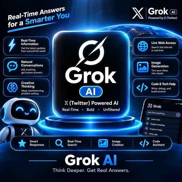 Grok AI Bangladesh – Premium AI Assistant & Chatbot